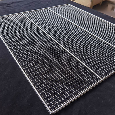 Fırında pişirme için özel boyut SUS 304 Gıda kurabiye tel örgü tepsileri