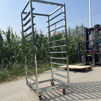 Ticari Paslanmaz Çelik Soğutma Rack Tepsisi Fırın için fırın arabaları