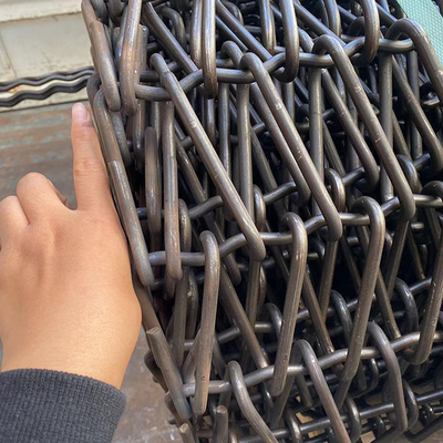 İyi bir fiyat. Kum püskürtme makinesi Mangan çelik Spiral Tipi Tel Ağı Taşıyıcı Kemeri çevrimiçi
