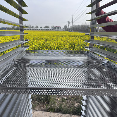 Sıcaklık Direnci Toplanmış 20 Tepsiler 304 Paslanmaz Çelik Dehidratör Mangos Ananas için Meyve Kuruyucusu