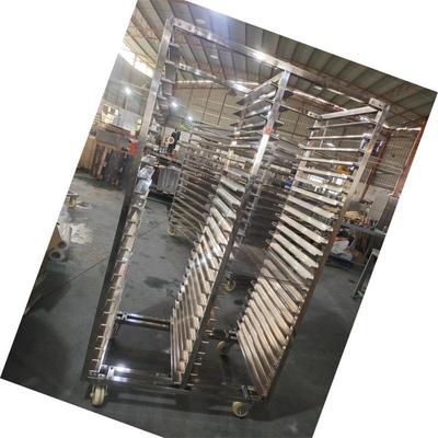 İyi bir fiyat. Load-bearing Capacity Customized 304 Stainless Steel Tray Rack Trolley Drying Trolley For Drying Room çevrimiçi