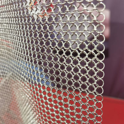 İyi bir fiyat. Professional 316L Stainless Steel Welded Rings Chainmail Mesh for Outdoor Decoration çevrimiçi