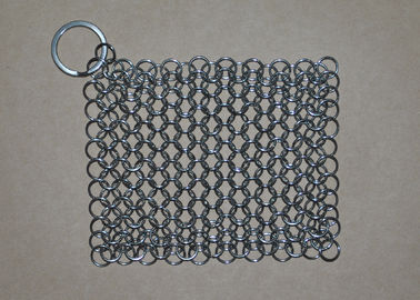 İyi bir fiyat. Dikdörtgen Chainmail Dökme Demir Pan Yıkayıcı Paslanmaz Çelik Tel Yıkayıcı çevrimiçi