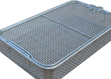 İyi bir fiyat. 304 Paslanmaz Çelik Hasır Tıbbi Dezenfeksiyon Sepeti 40 cm x 25 cm x 7 cm Boyutu çevrimiçi