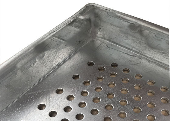 Gıda Endüstrileri İçin Metal Delikli Alüminyum Hasır Tepsi, 600X400 Boyut