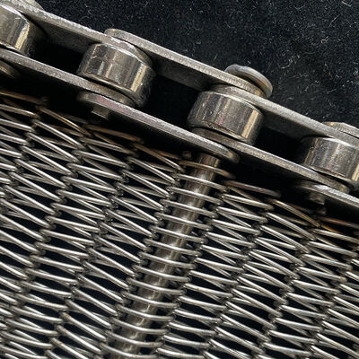 İyi bir fiyat. Gıda Sınıfı Yüksek Sıcaklık Metal Karbon File Yıkama Izgara Fırın Zincir Bağlantı Dokuma Spiral Konveyör Paslanmaz Çelik Tel Bant çevrimiçi