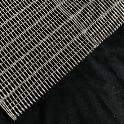Gıda sınıfı Paslanmaz Çelik 304 Metal Taşıyıcı Zinciri Tel Ağı Göz Bağlantısı Taşıyıcı Kemeri Fırın Fırın Tüneli Soğutma
