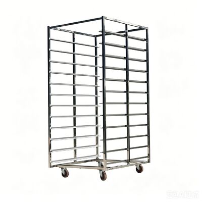 Kalite Ticari Fırın Tepsisi Rafı için Paslanmaz Çelik 304 600 x 400mm Korozyona Dirençli Fırın Arabası fabrika
