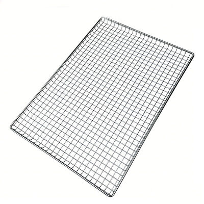 Gıda Sınıfı Metal Dokuma Ince 80x100 40*60 cm ss304 316 Paslanmaz Çelik Tel Örgü Tepsi Fırın Ekmek Kurutma Pişirme Kek Soğutma Kurutucu