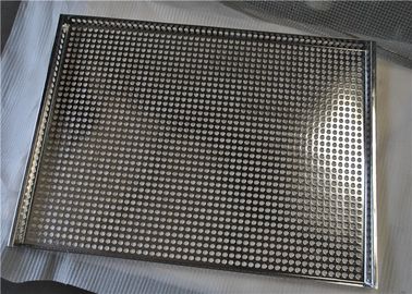 İyi bir fiyat. Gıda Endüstrisi için Dayanıklı Paslanmaz Çelik Hasır Tepsi, Isı Direnci çevrimiçi