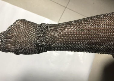 İyi bir fiyat. Kesim için 19cm Genişletilmiş Manşet Zincir Posta Paslanmaz Çelik Hasır Eldiven çevrimiçi