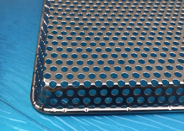 Özel Boyutlu FDA Sertifikası Paslanmaz Çelik Delikli Metal Tepsiler