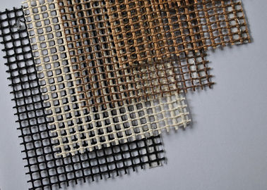İyi bir fiyat. Gıda Konveyörü için 2x2.5mm Beyaz Kahverengi Siyah Ptfe Mesh Konveyör Bant çevrimiçi