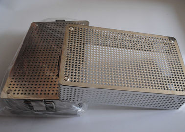 İyi bir fiyat. 40x30x5cm Delikli Metal Hasır Sepet Tıbbi Dezenfeksiyon çevrimiçi