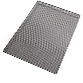 BARBEKÜ için Dikdörtgen 304 316 Paslanmaz Çelik Hasır Tepsi Gıda Sınıfı
