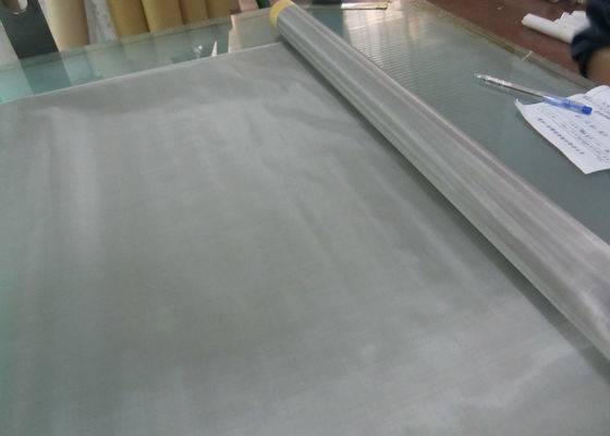 304N 200 Mesh Paslanmaz Çelik Serigrafi Mesh Genellikle 30m / Rulo Uzunluğu