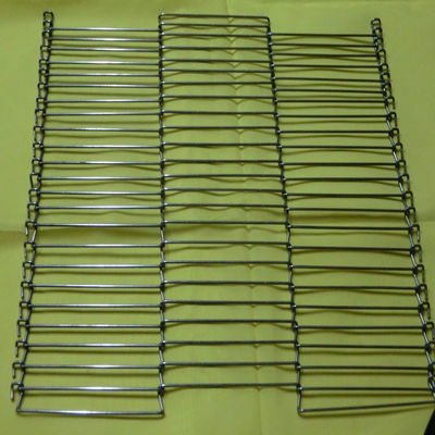 304 316 Metal Paslanmaz Çelik Hasır Fırın Dondurucu Kurutucu Fırın gıda işleme için Düz Esnek Konveyör Bant