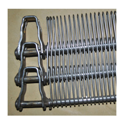 Gıda Sınıfı Metal Paslanmaz Çelik Spiral Tel Konveyör Fırın fırını söndürmek için zincirli Örgü Bant 310s SS kurutucu