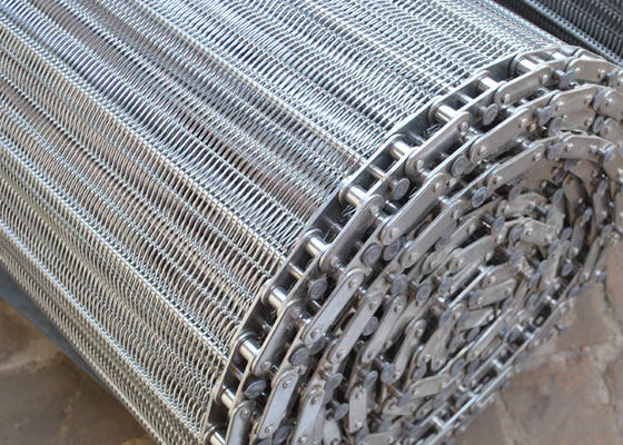 Metal Hasır Kurutucu İçin Spiral Hasır Konveyör Bandı