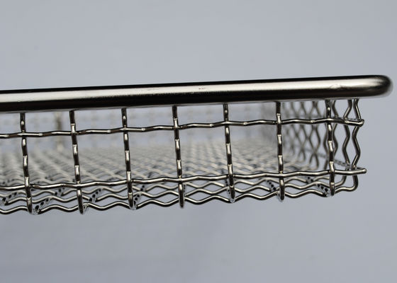 Kurutma Otları için 60 * 40 * 2.5cm Örgü 1.5mm Metal Hasır Tepsi