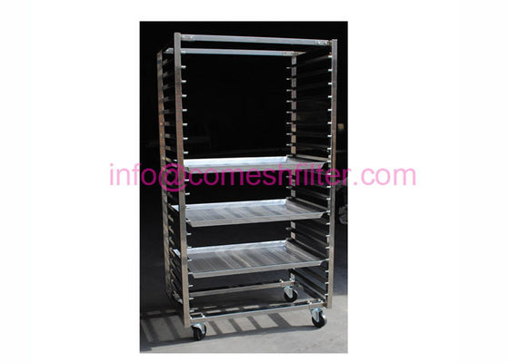 İyi bir fiyat. 20tier 600x800mm Kurutma Hasır Tepsisi Paslanmaz Çelik Raf Arabası çevrimiçi