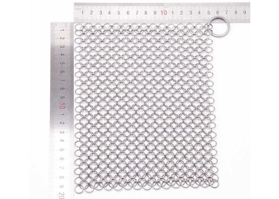 İyi bir fiyat. Gıda Sınıfı 4'' 5'' 6'' 7'' 8'' Dökme Demir İçin Paslanmaz Çelik Zincirli Posta Yıkayıcı çevrimiçi