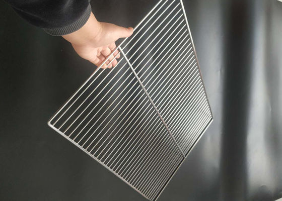 Meyveler için 58x78cm Boyutlu Gıda Sınıfı 304 Paslanmaz Çelik Kurutma Hasır Tepsileri