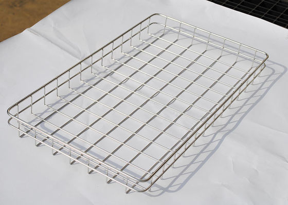 Özelleştirilmiş 304 Paslanmaz Çelik 30mm Delikli Hasır Tepsi 60cm X 40cm